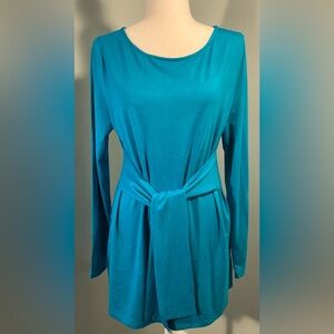 Charter Club Vibrant Blue Tunic Top